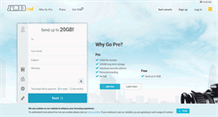Desktop Screenshot of jumbomail.me