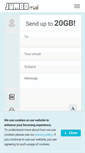 Mobile Screenshot of jumbomail.me